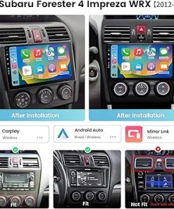 Dash Camera-Roadanvi-Roadanvi 9″ Android 12 Car Radio for Subaru Forester 4 Impreza WRX 2012-2015 Carplay Android Auto Bluetooth Stereo 1280×720 QLED Head Unit 4GB+64GB WiFi 4G LTE Touch Screen GPS Navigation 2