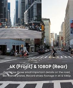Dash Camera-myGEKOgear-myGEKOgear by Adesso Orbit 956 4K Dual Dash Cam (Front 4K + Rear Full HD) with GPS Logging- APP for Instant Video Access 2
