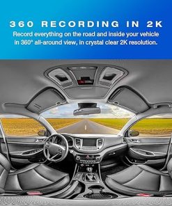 Dash Camera-TYPE S TOURING ITEMS-Type S P200 PRO Smart 360° Dash cam- 2K 1440p Surveillance with Smart G-Sensor Incident Detection 2