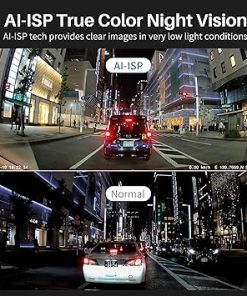 Dash Camera-KAWA-KAWA 4K Dash Cam Front Rear- AI-ISP Night Vision 2