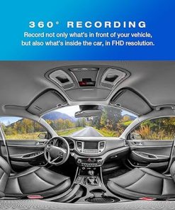 Dash Camera-TYPE S TOURING ITEMS-Type S P100 Smart 360 Camera Dual Dash Camera Front & Inside- Live Streaming 2